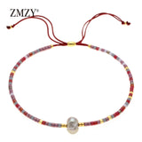 ZMZY Miyuki Delica Seed Beads Women Bracelets Friendship Jewelry Fashion Diy Bijoux Femme Simple Bracelets Drop Shipping